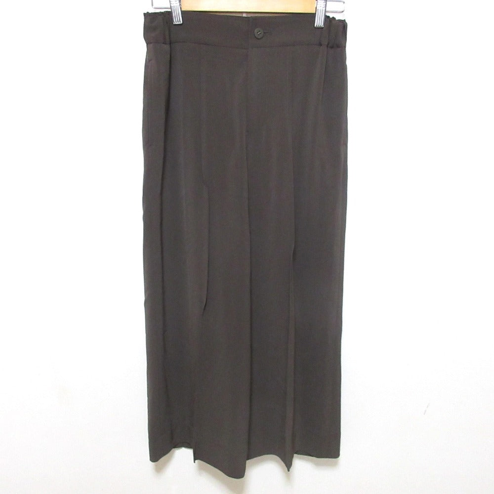 ISSEY MIYAKE センタープリーツ ワイドパンツ