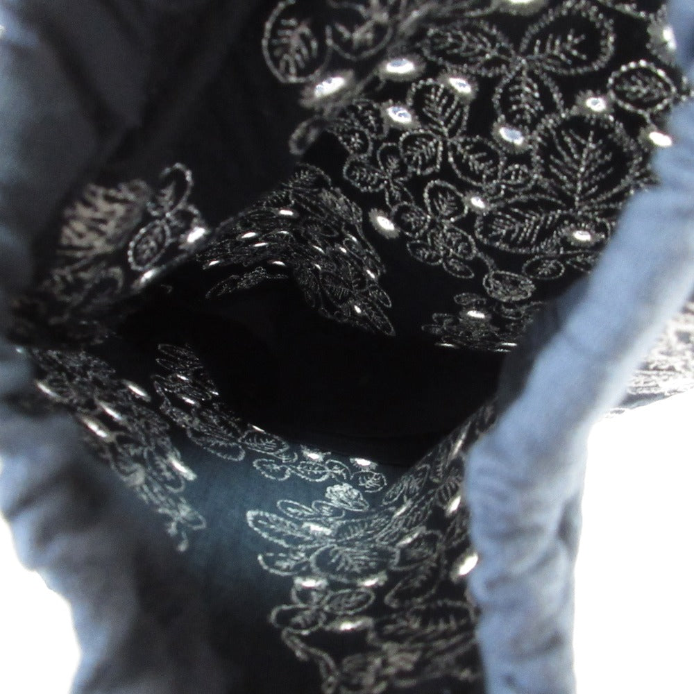 mina perhonen sometimes lucky コットン刺繍クロップドパンツ
