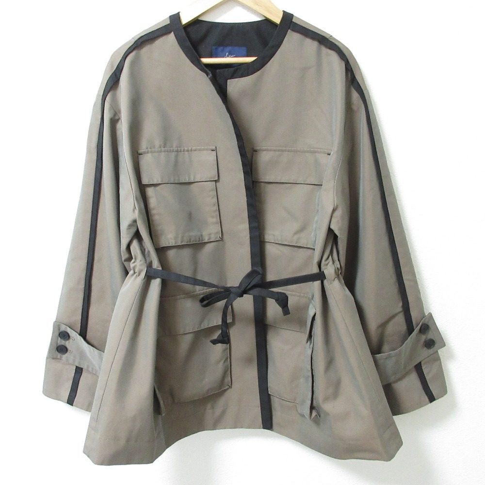 ソフィット シャンブレー ショート コート