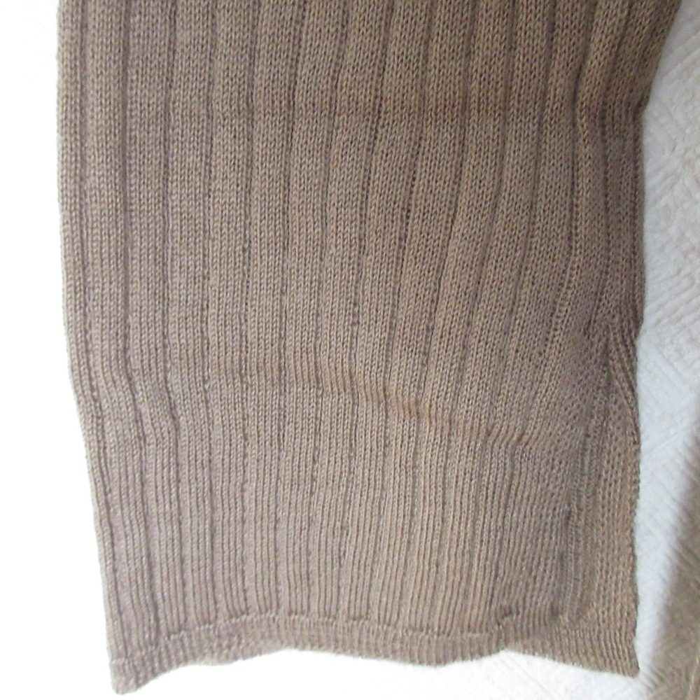 ミディウミソリッド rib stitch ロングカーディガン
