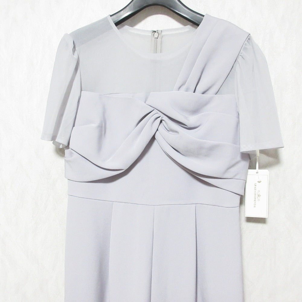 GRACE CONTINENTAL ドレープ リボン サロペット