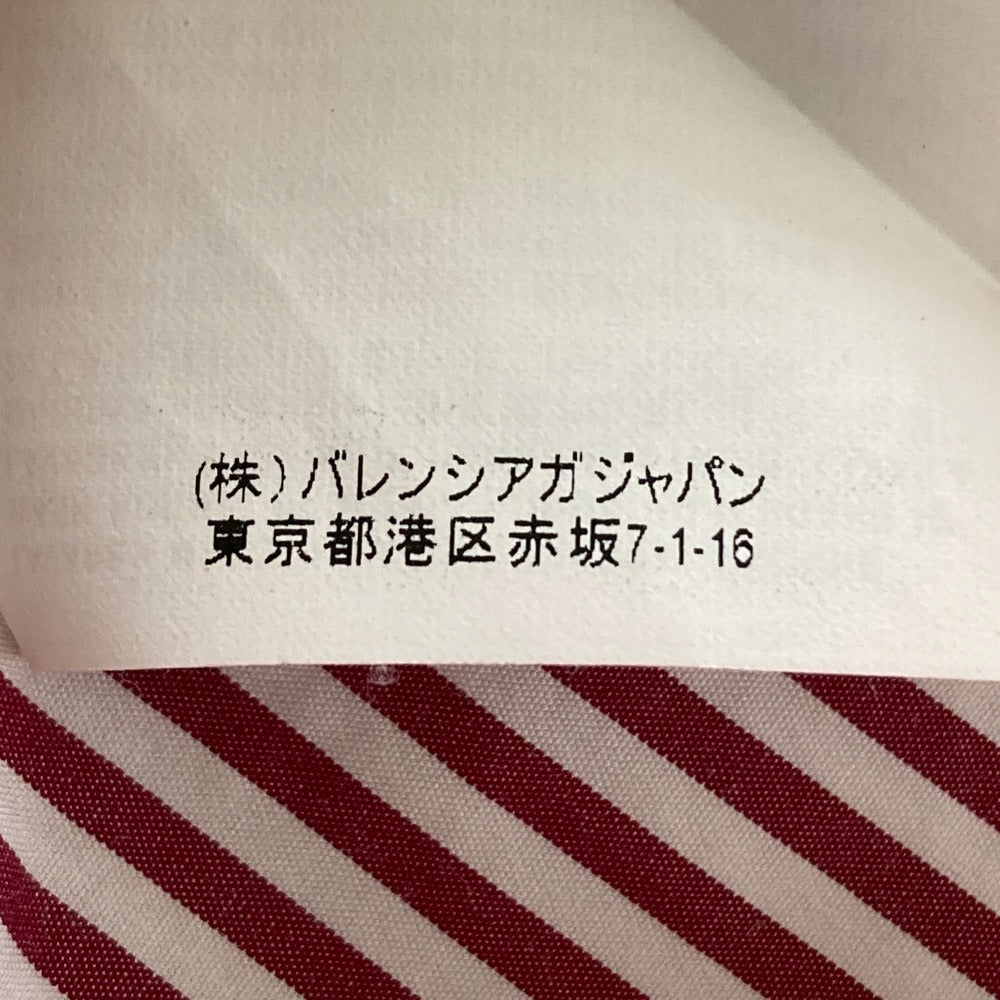 バレンシアガ ストライプ 長袖 シャツ