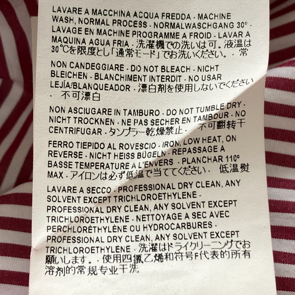 バレンシアガ ストライプ 長袖 シャツ