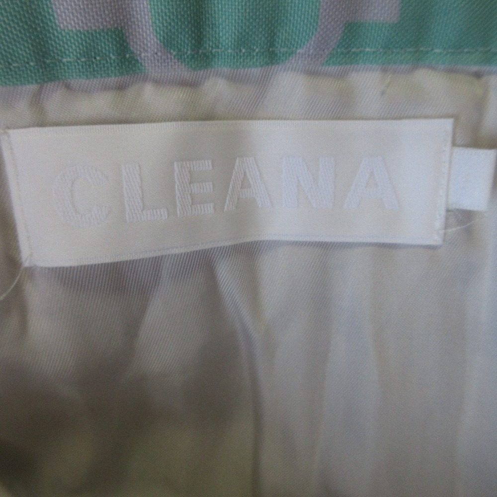 CLEANA オールオーバー プリーツ スカート