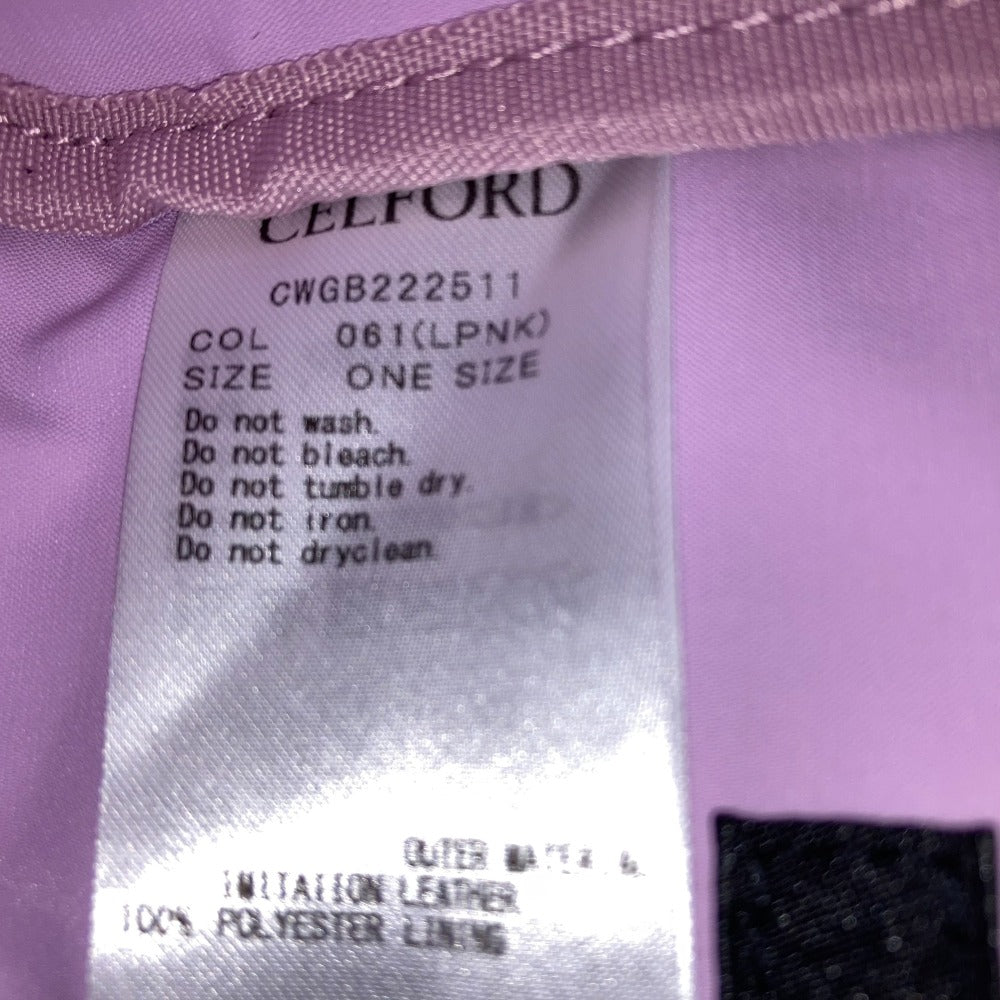 CELFORD トライアングル メタル ショルダー バッグ
