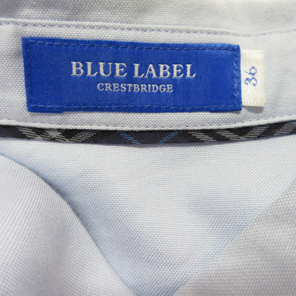 BLUE LABEL CRESTBRIDGE 刺繍入り 長袖 シャツ