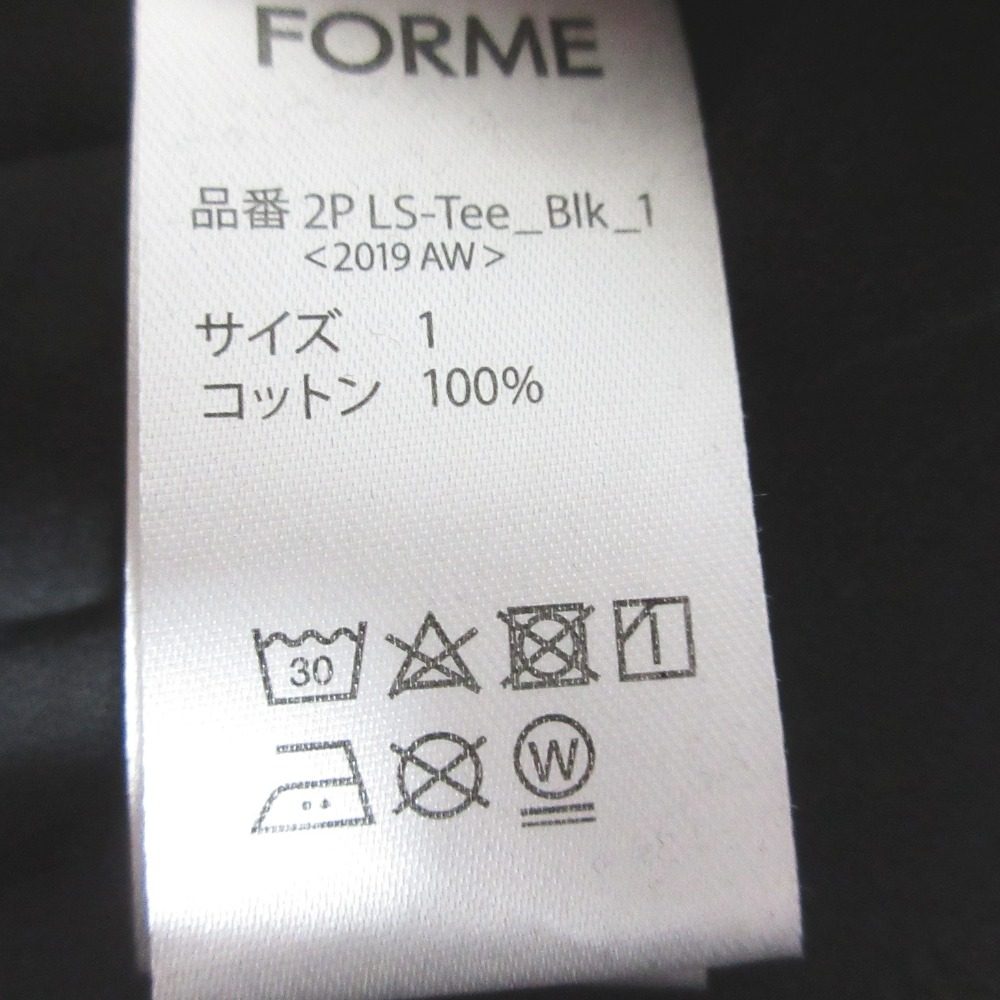 FORME 2PLS-Tee ロングスリーブカットソー