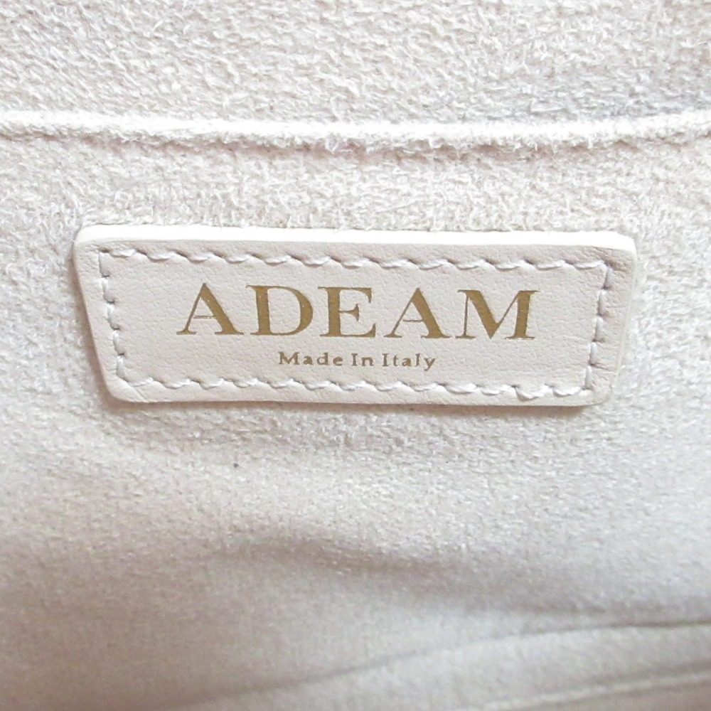 ADEAM アート フレーム バッグ レザー 2WAY バッグ