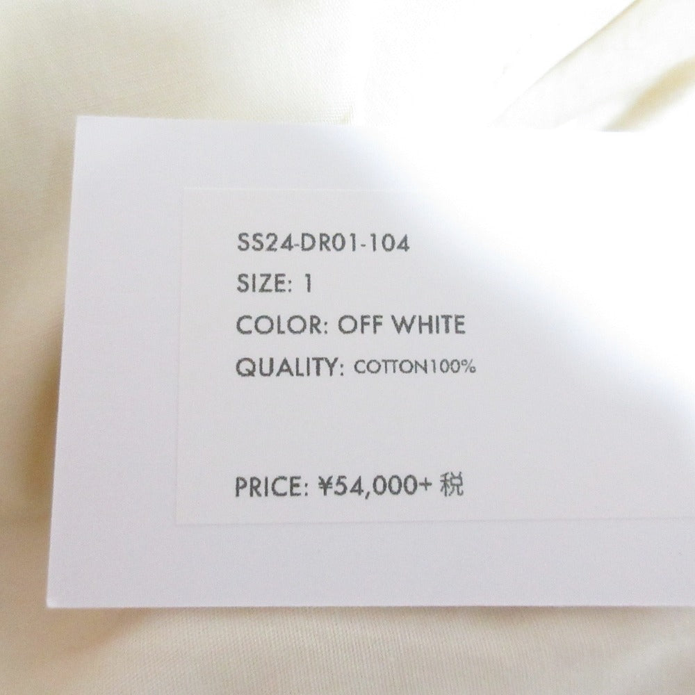サトルササキ WRAP DRESS SHIRT コットンワンピース