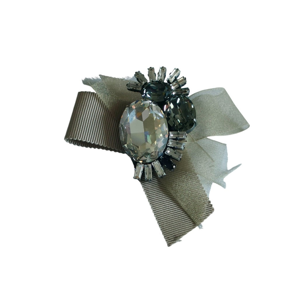 DAISY LIN for FOXEY ビジュー リボン ブローチ