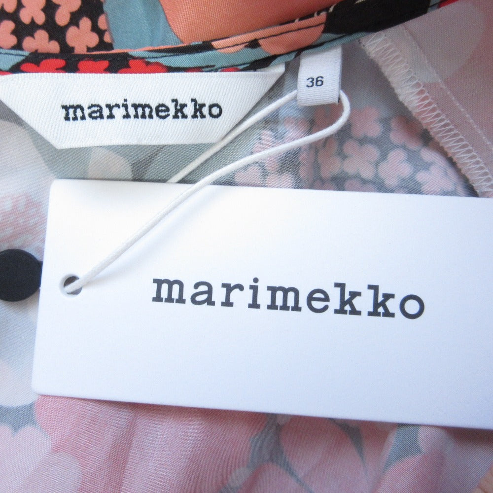 marimekko ANTIIKKI SUVIKIMPPU キュプラ ブラウス