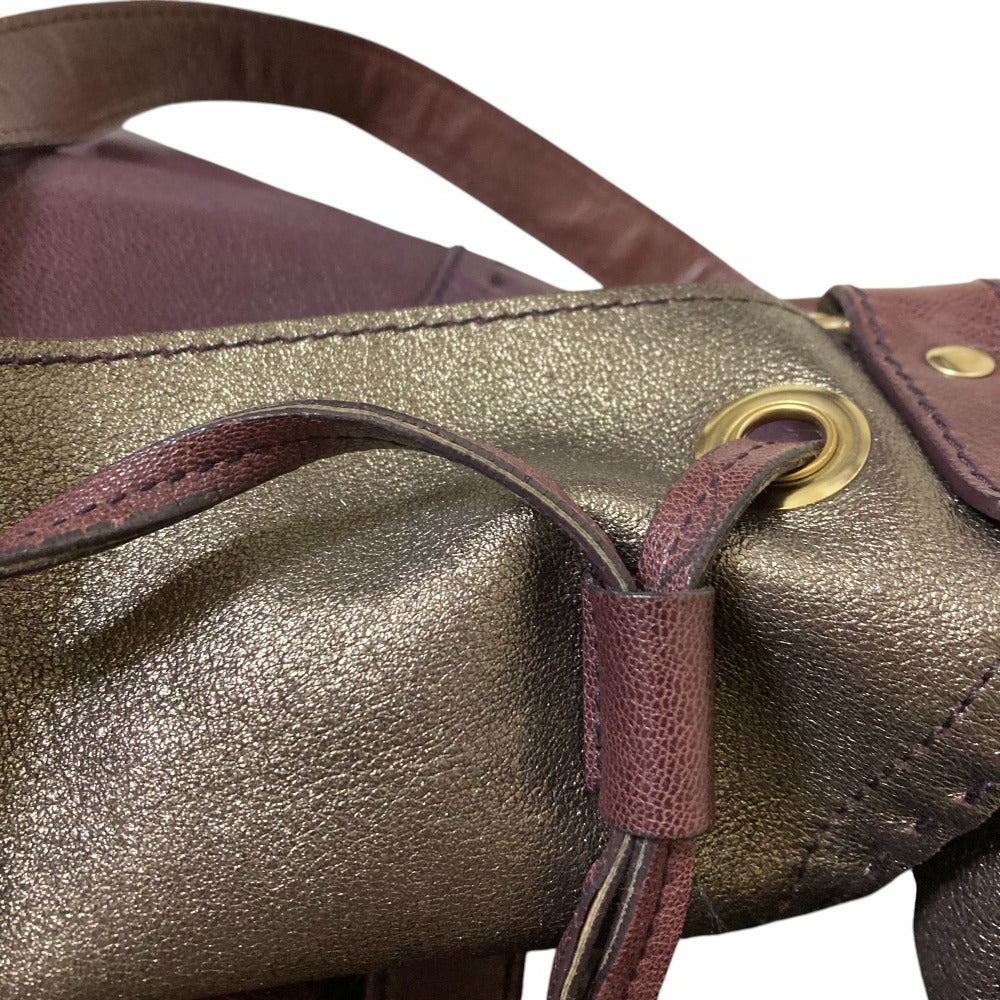 イヴサンローラン レザー 2WAY ショルダー トート バッグ