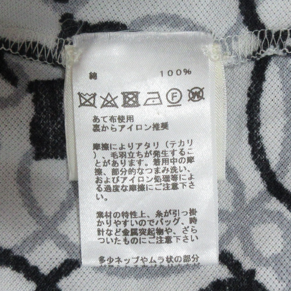 エルメス コルドリエールプリントマイクロショートスリーブTシャツ38 コットンTシャツ