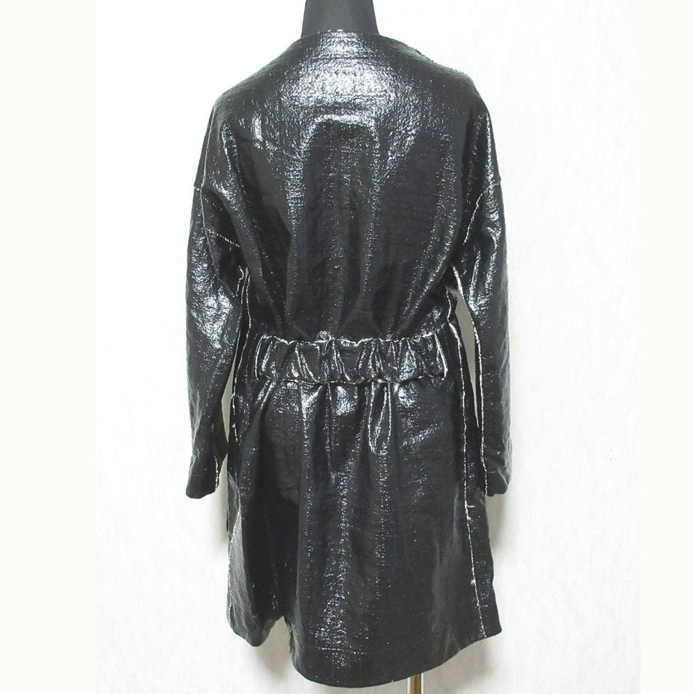 DRESSTERIOR リバーシブル ノーカラー ウール コート