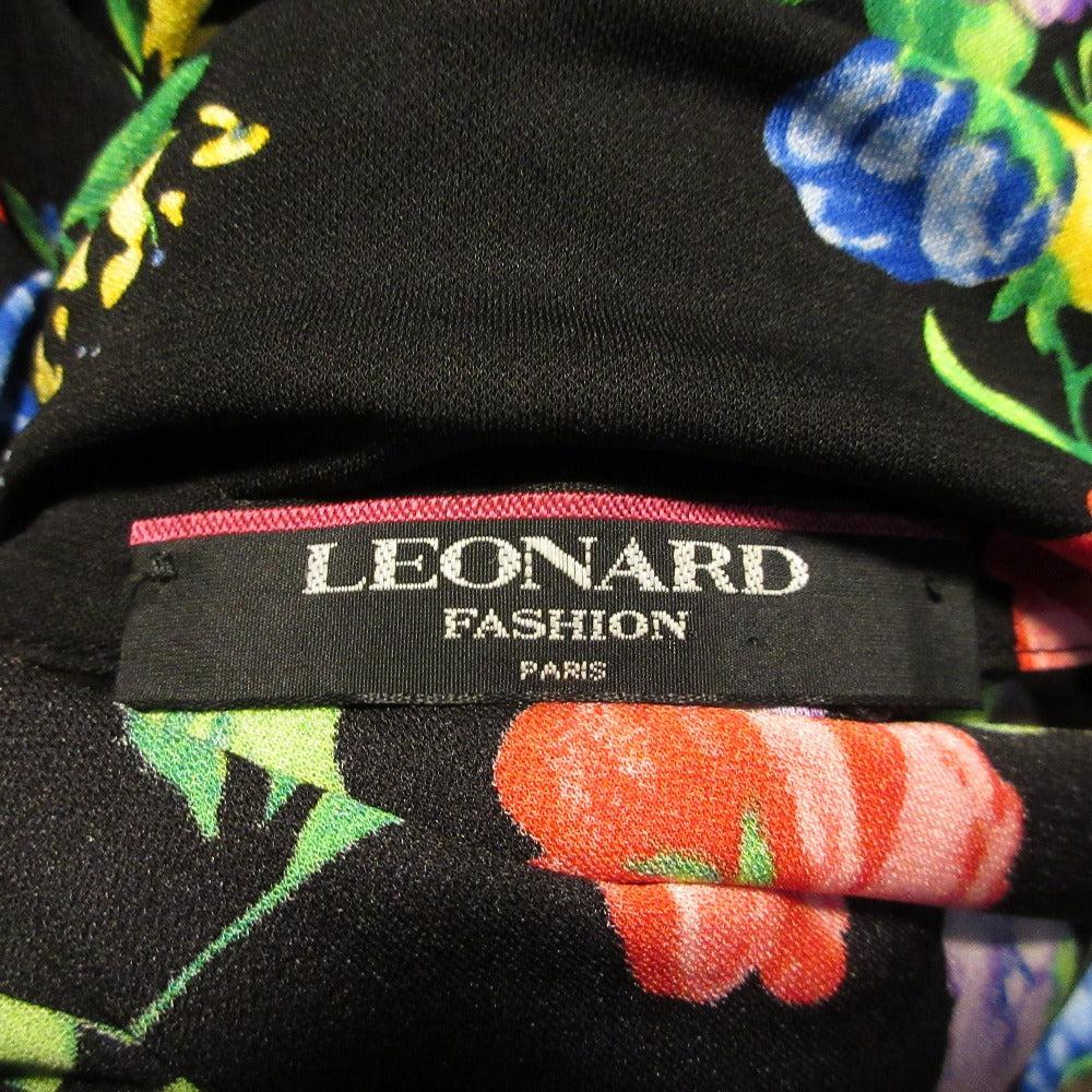 LEONARD FASHION フローラル 長袖 シャツ