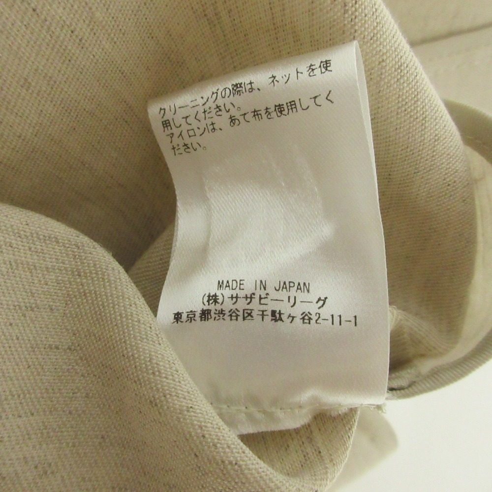 ebure リネンブレンドプルオーバーブラウス