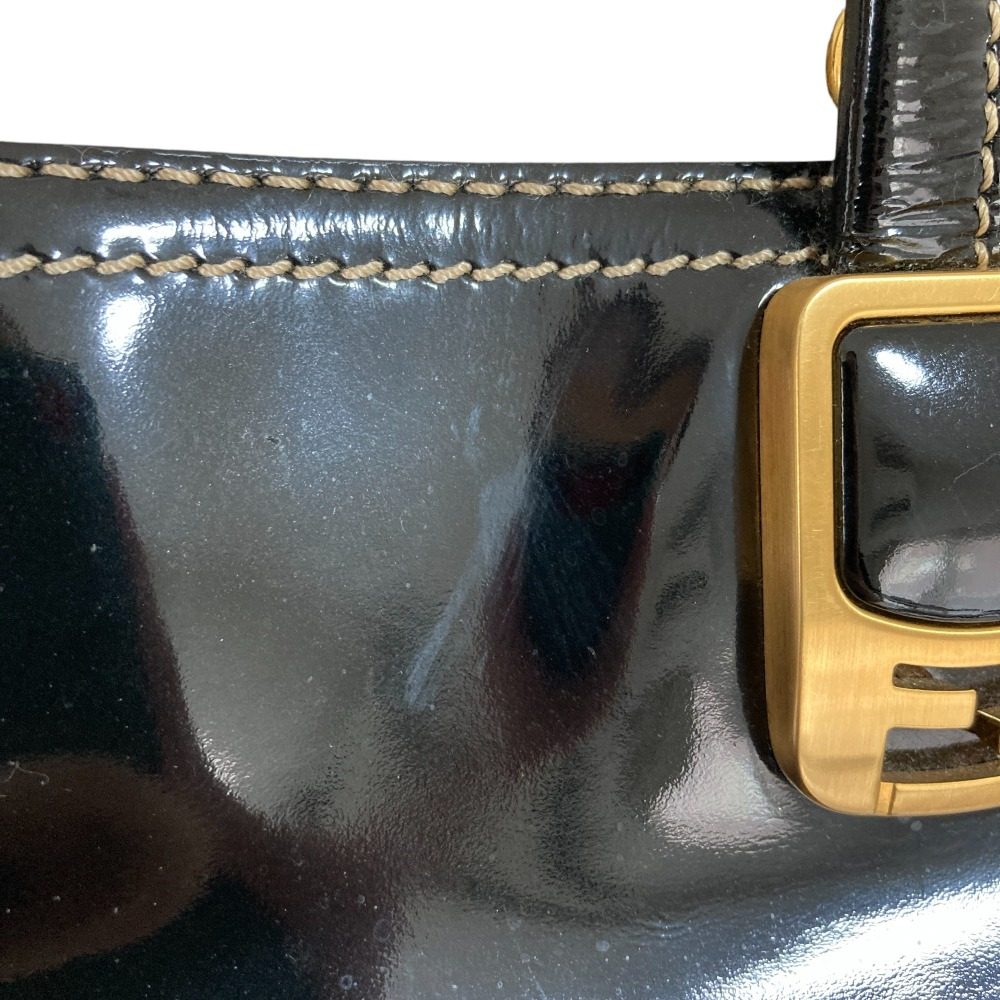 フェンディ カメレオン パテントレザー 2wayバッグ