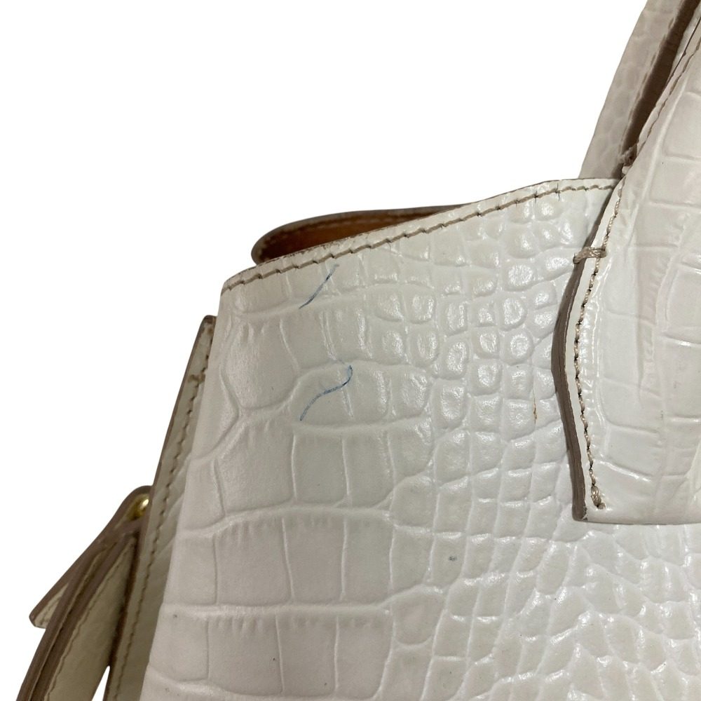 IACUCCI TOMORROWLAND クロコ型押し 2WAY ショルダーバッグ
