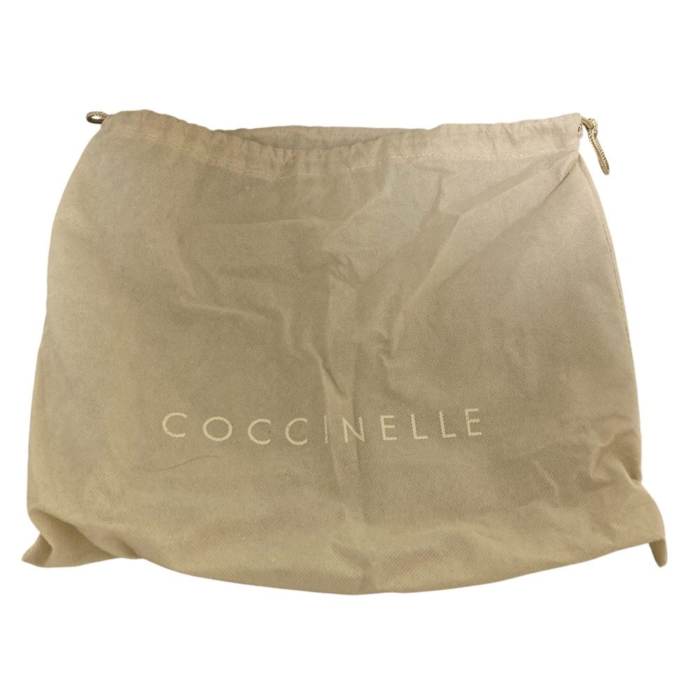 Coccinelle レザー フラップ チェーン ショルダー バッグ