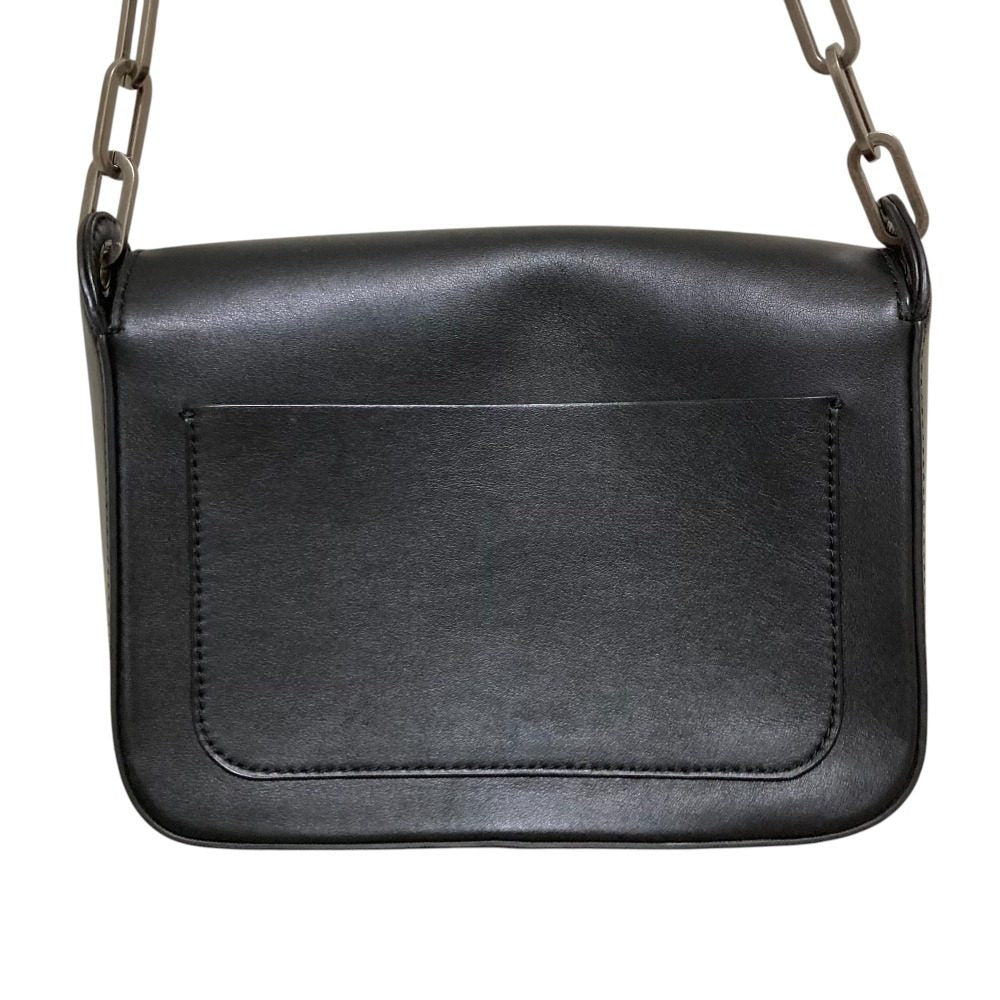 Coccinelle レザー フラップ チェーン ショルダー バッグ
