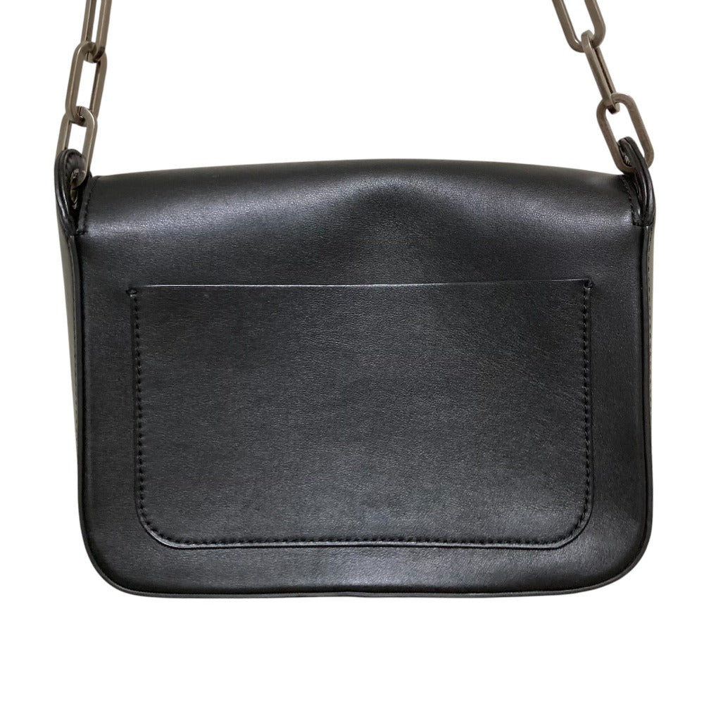 Coccinelle レザー フラップ チェーン ショルダー バッグ