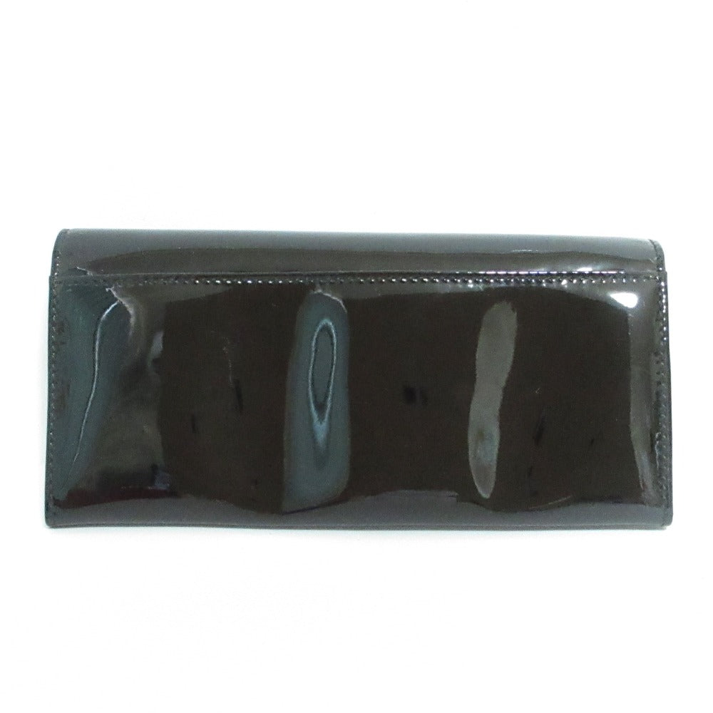 サルヴァトーレ フェラガモ ヴァラリボン パテント ロングウォレット