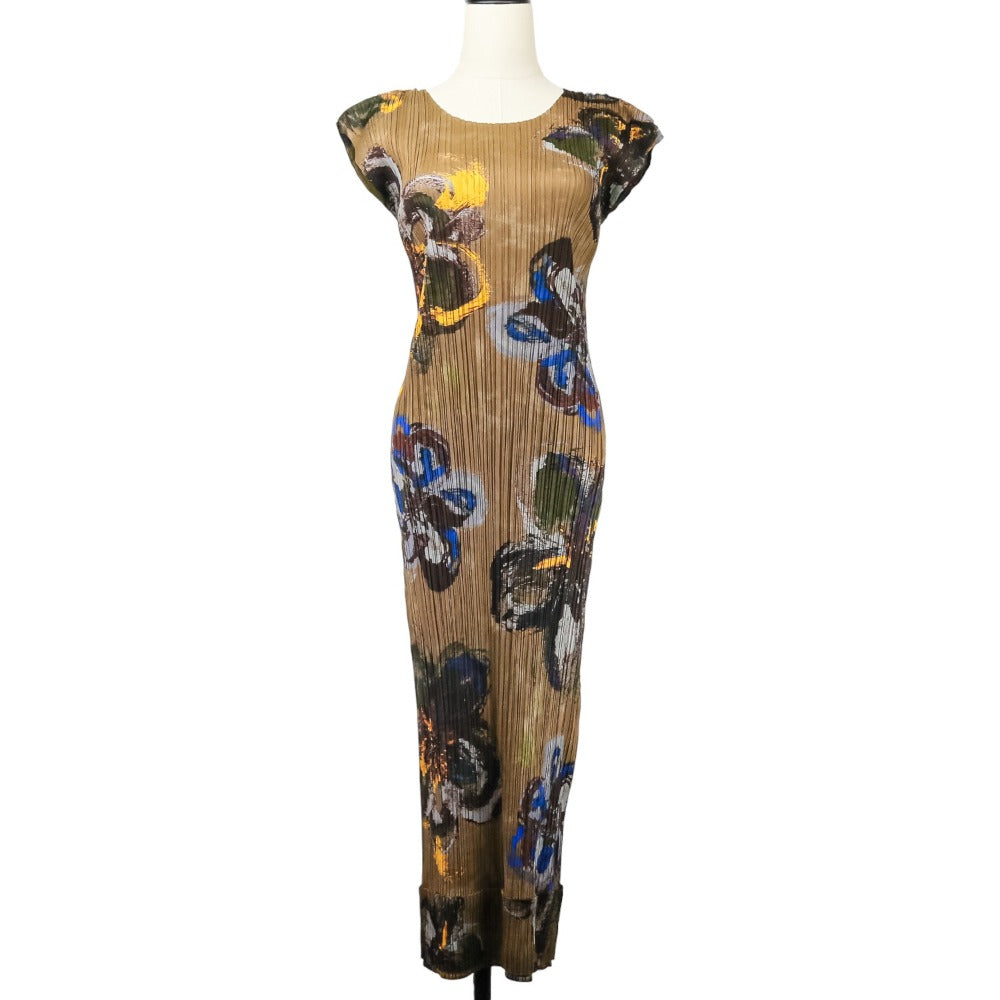 PLEATS PLEASE ロング ドレス 2way トップ ショール セット