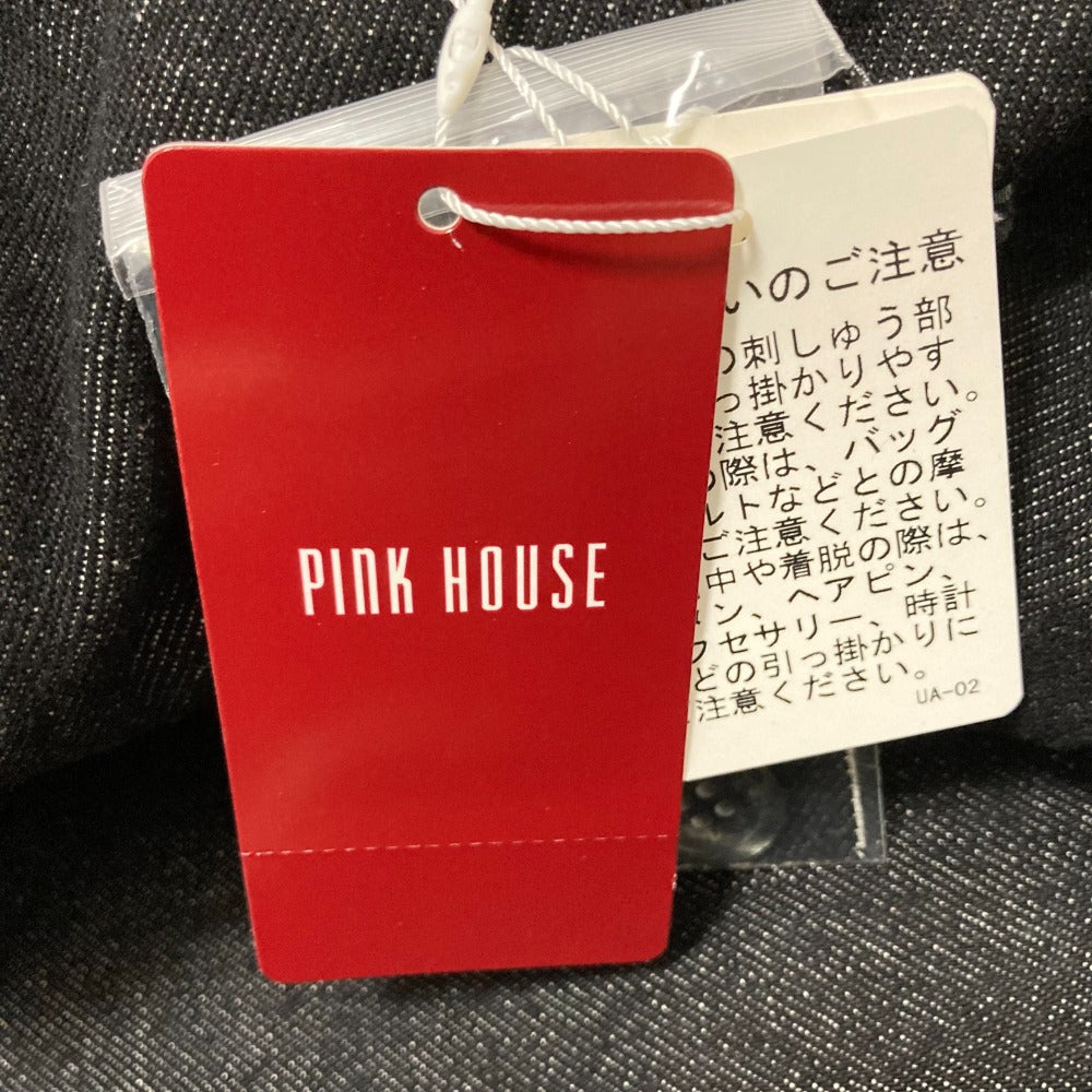 PINK HOUSE ギンガム パッチワーク デニム パンツ
