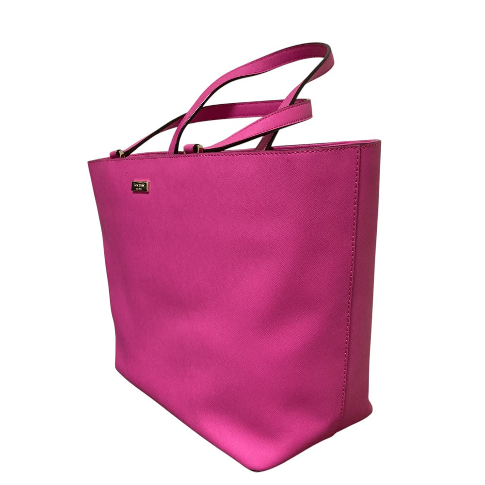 ケイトスペード ニューヨーク サフィアーノ レザー トートバッグ