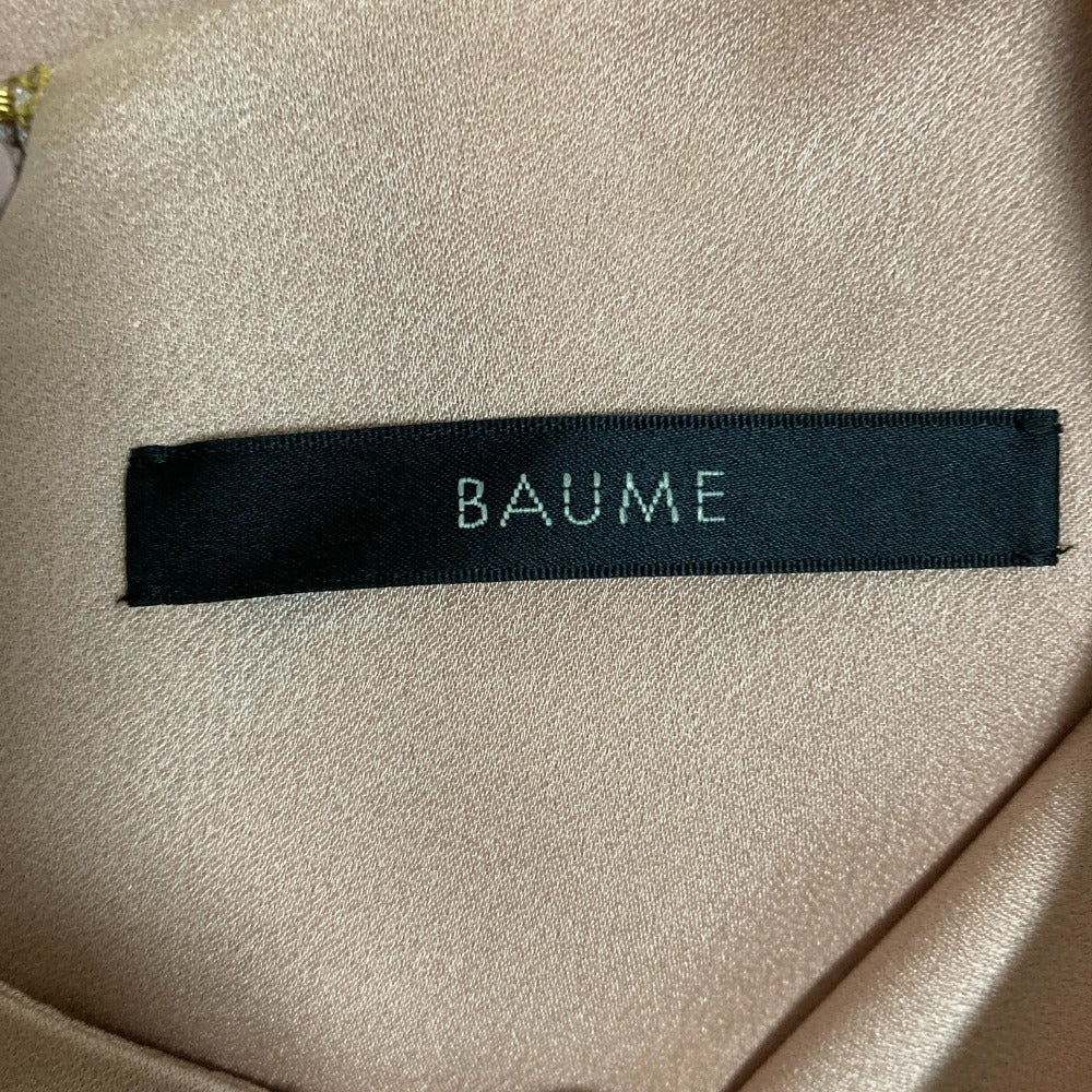 BAUME レース トリム トリアセテート ロング ドレス