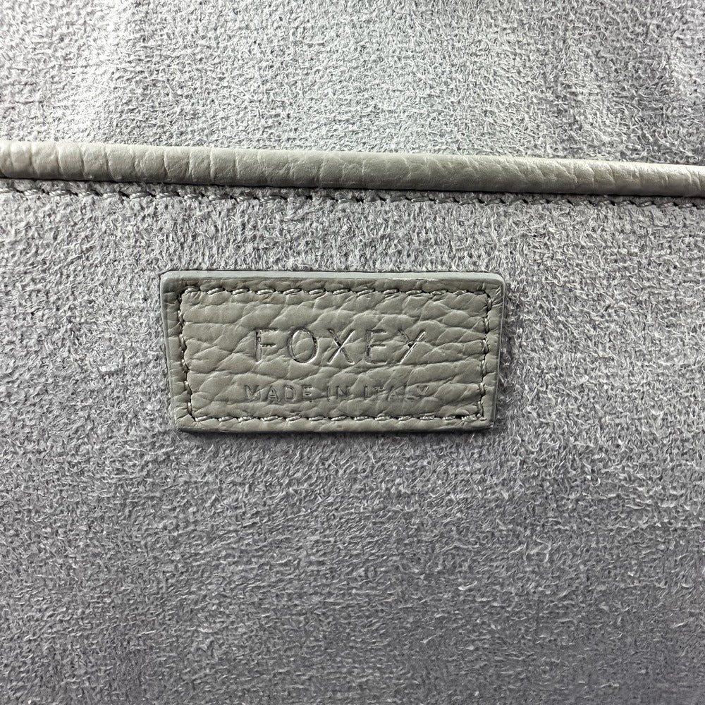 FOXEY レザー 2way ハンドバッグ