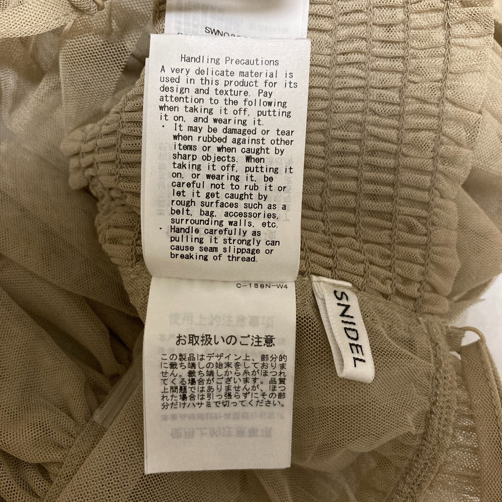 スナイデル チュールバックリボンビスチェ