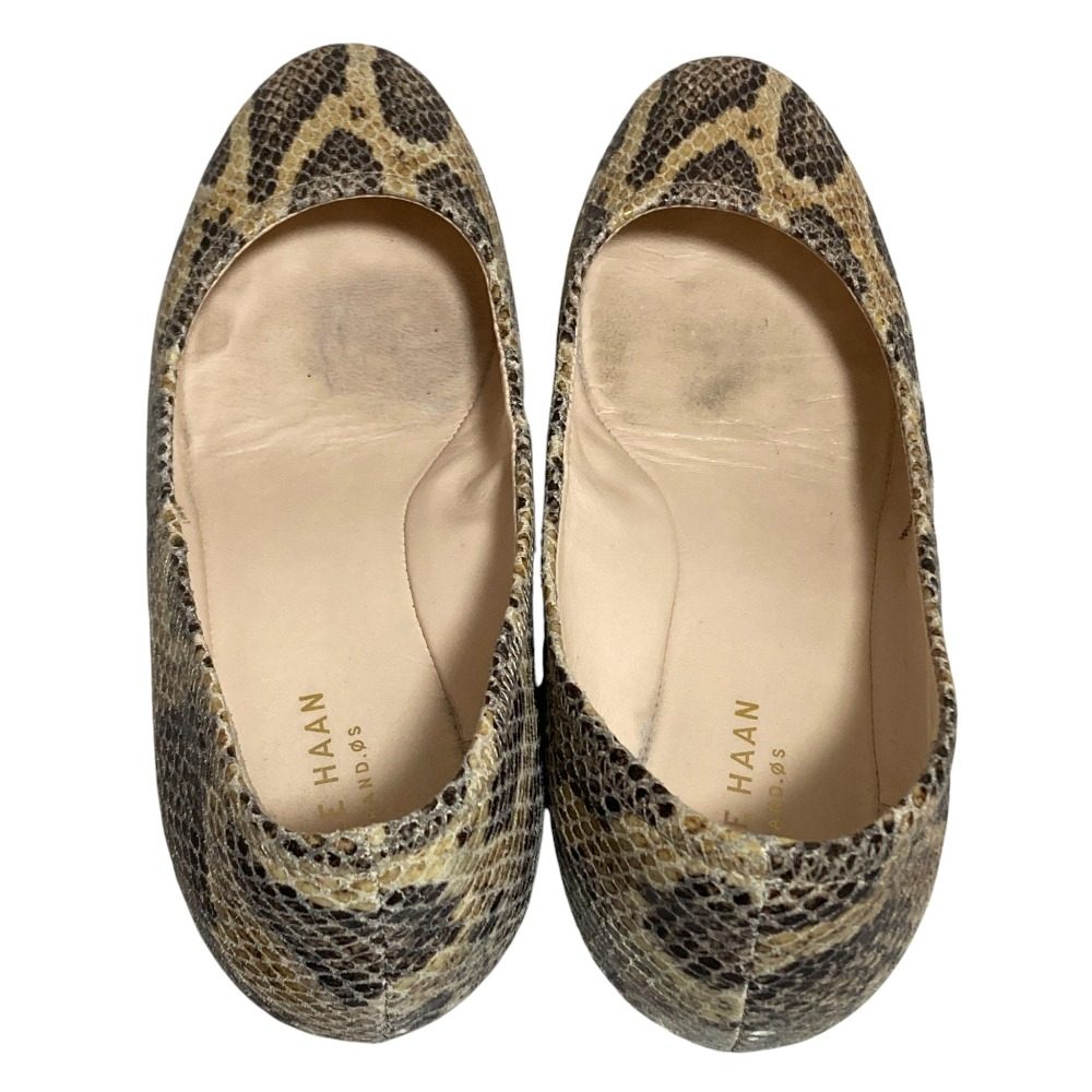 コールハーン SADIE WEDGE スネーク ウェッジソール パンプス