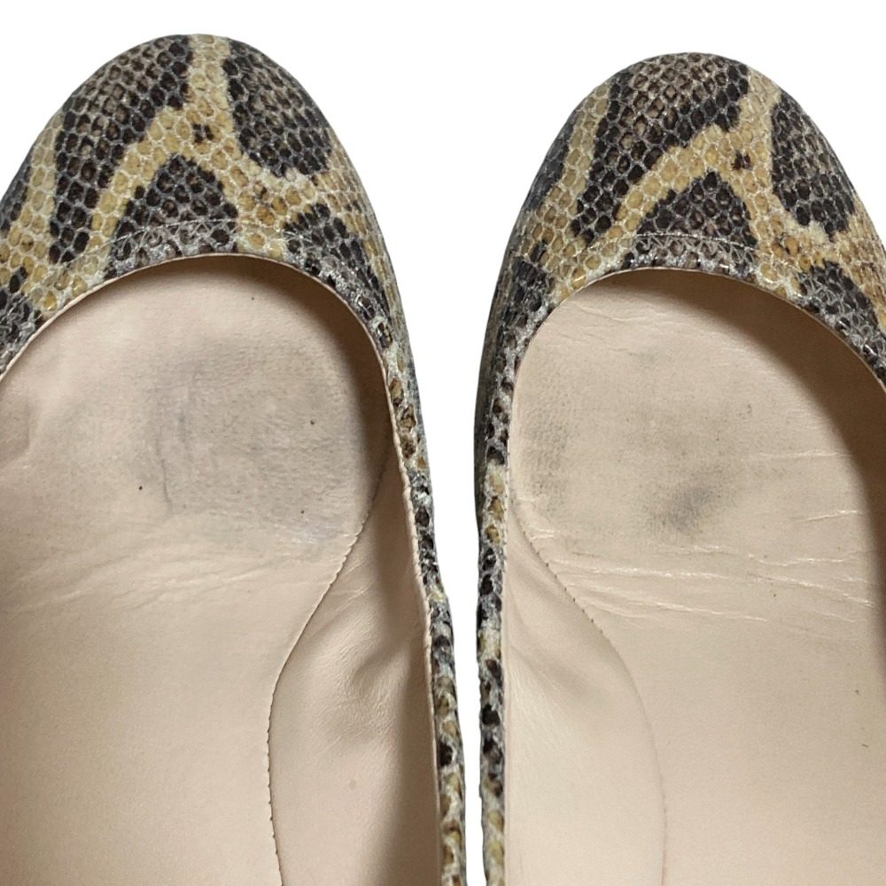 コールハーン SADIE WEDGE スネーク ウェッジソール パンプス