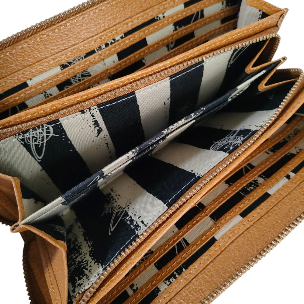 ヴィヴィアン ウエストウッド レザー ロング ジップ ウォレット