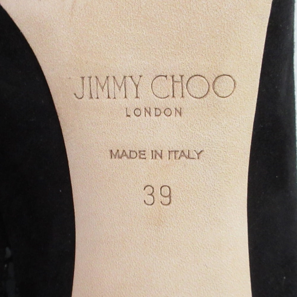 ジミー チュウ LEANNE 100 レース スエード パンプス