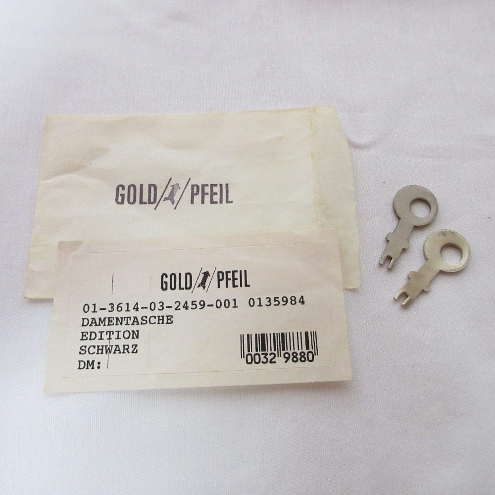 GOLD PFEIL レザー ハンドバッグ