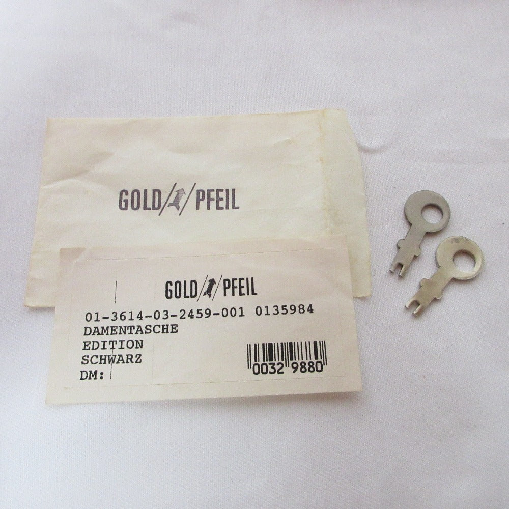 GOLD PFEIL レザー ハンドバッグ