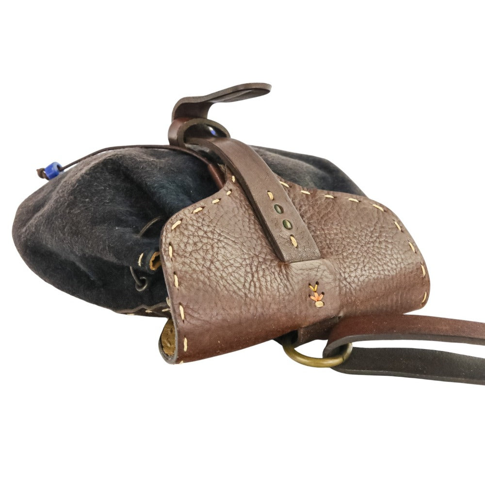 HENRY BEGUELIN レザー スエード 2WAY ショルダー バッグ