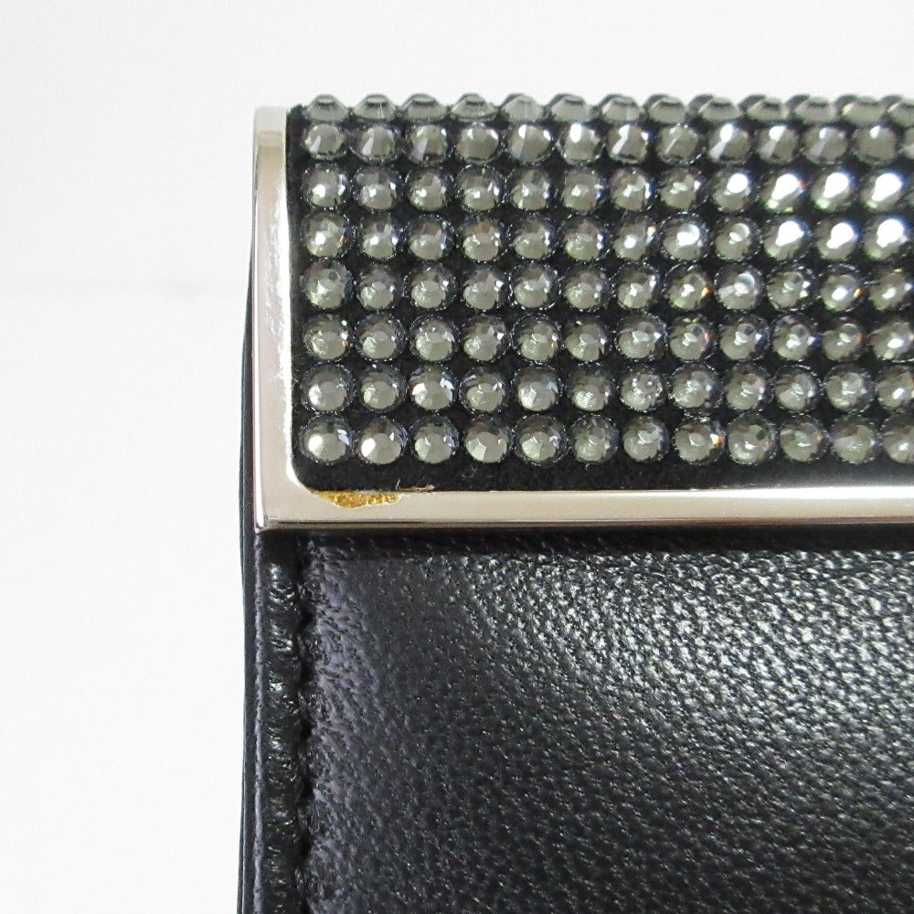 JIMMY CHOO CAYLA レザー クラッチ バッグ