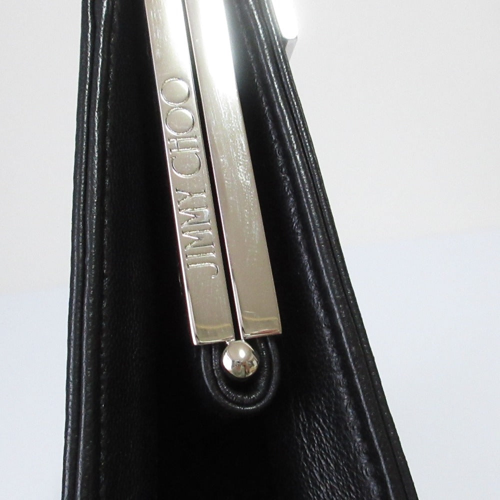 JIMMY CHOO CAYLA レザー クラッチ バッグ
