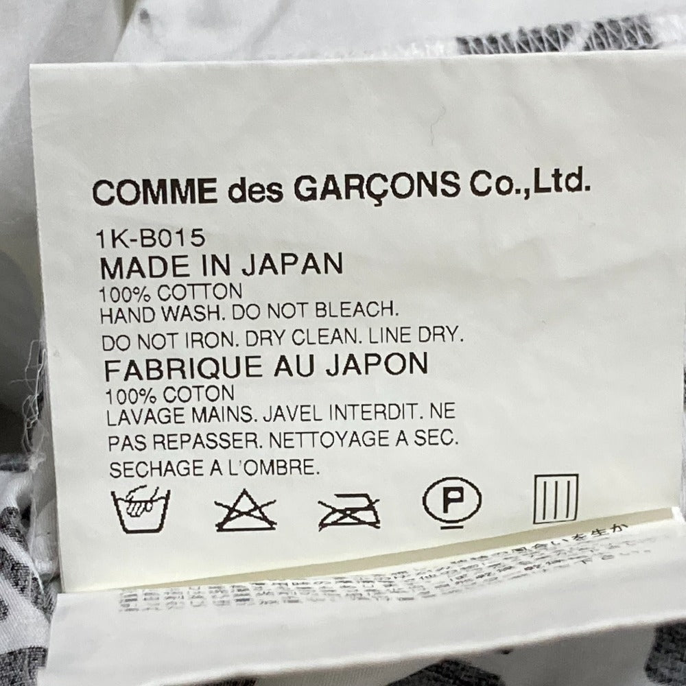 ブラックコムデギャルソン ユニオンジャック コットン シャツ