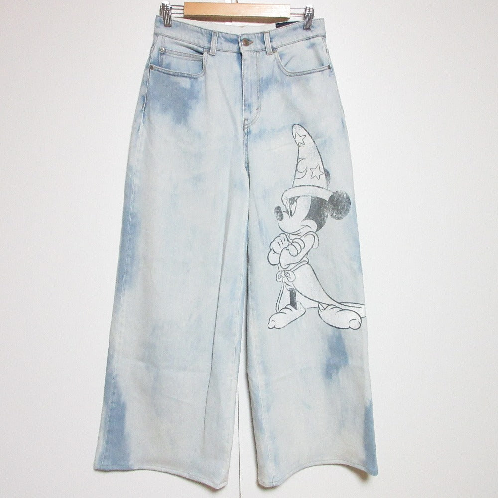 ステラ マッカートニー ファンタジア ミッキー プリント デニム トラウザー