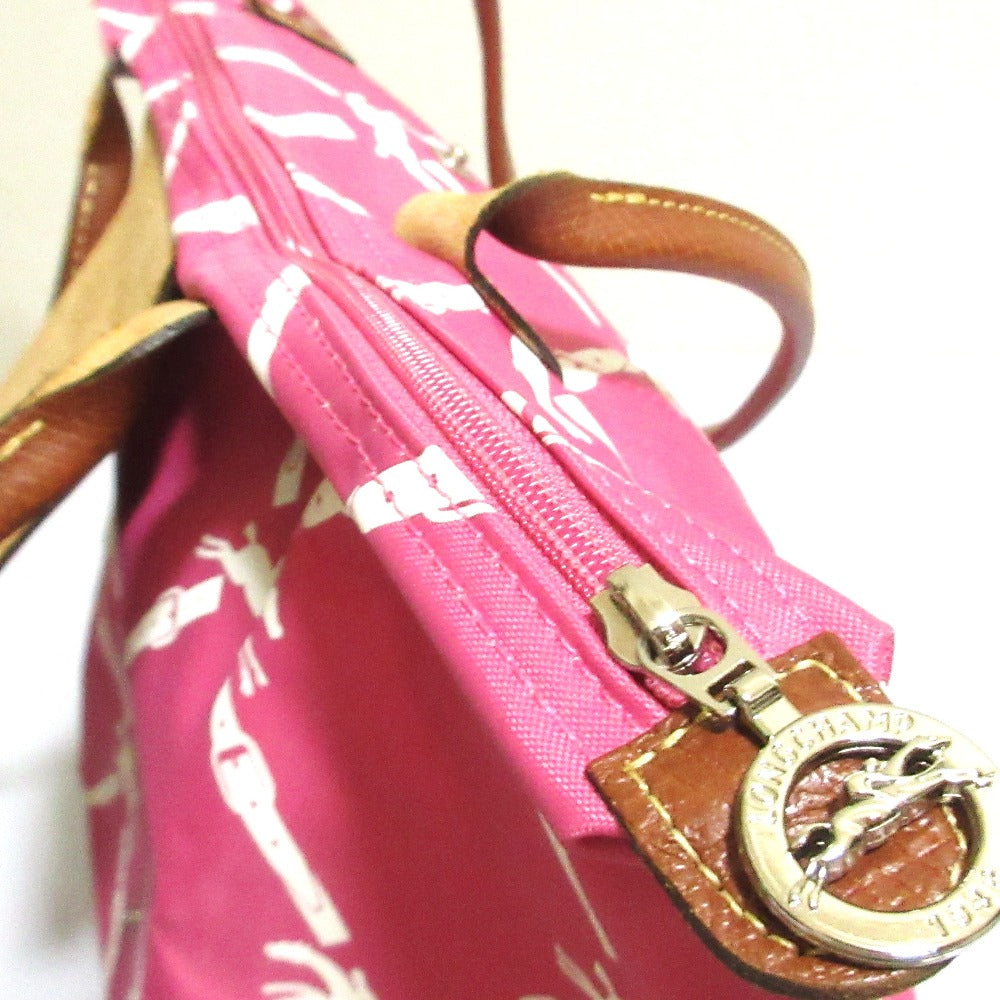 ロンシャン ル プリアージュ ロゴ トート バッグ