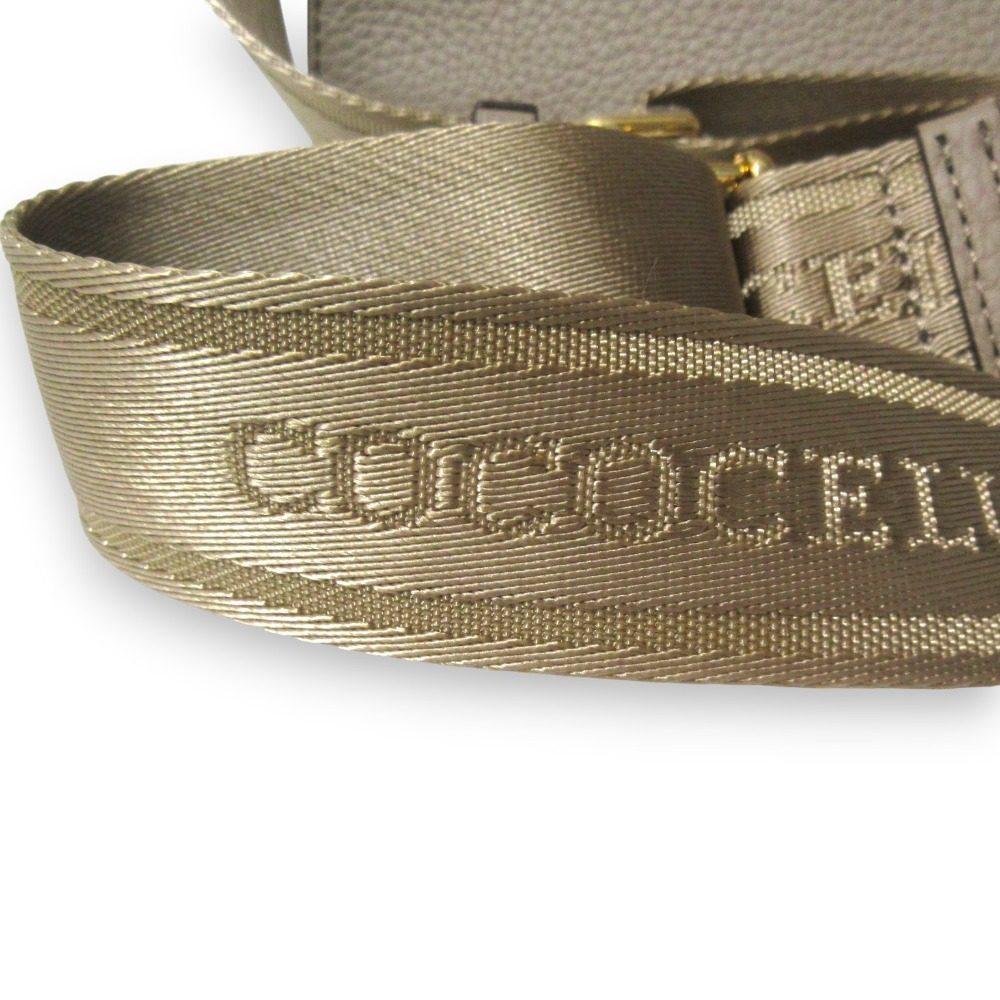 COCOCELUX GOLD 2way レザー ハンドバッグ