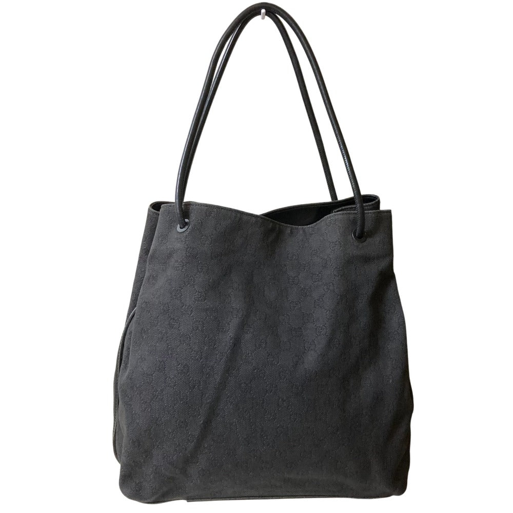 グッチ GGキャンバス レザー トートバッグ