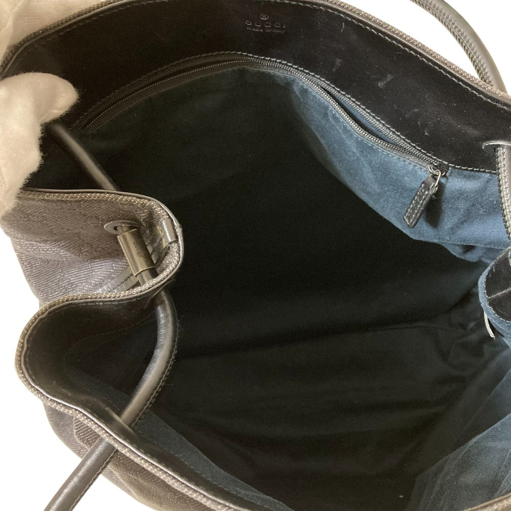 グッチ GGキャンバス レザー トートバッグ