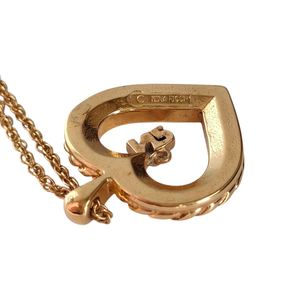 ニナリッチ ハートモチーフ ペンダントネックレス
