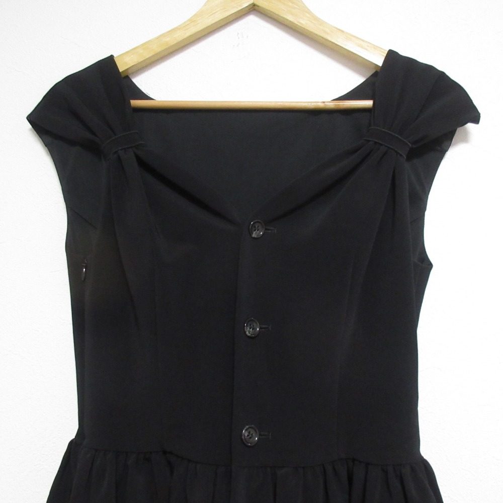 フォクシーニューヨーク Back Button Down Dress ロングワンピース