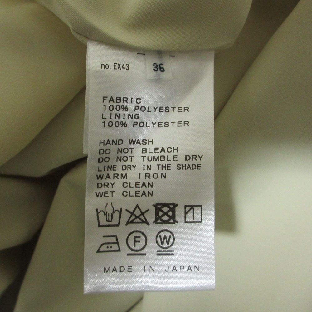 IENA デシンプリントロングシャツワンピース